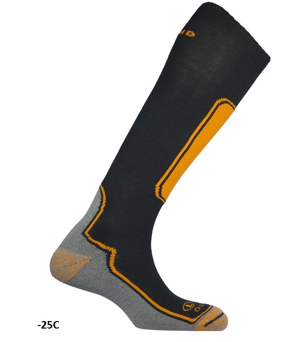 Kojinės ilgos Žvejo Slidininko OUTLAST -25C Pagamintos Ispanijoje  Merino vilnos prailgintos kojinės, sustiprintos išmaniuoju pluoštu OUTLAST®