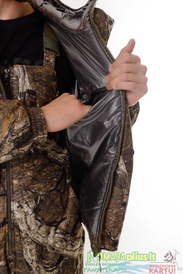 Kostiumas žieminis -45C Real Tree Camo 2-dalių 3D Camo Nepralyjantis 5000 Kvepuojantis 5000 Nešlama - Image 14