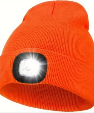 Alternative view of -50% Super Kaina 13eur Kepurė Fleece Žvejybinė arba Medžioklinė su USB LED Prožektorium nereikalingi elementai