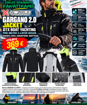 Striukė Gargano 2.0 Jacket Montura GTX Boat Yachting