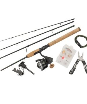 Super Kaina 191eur Spiningas kelioninis su ritė ir priedais Abu Garcia Travel Wild 1.98m 3-12g 53cm + Dėklas