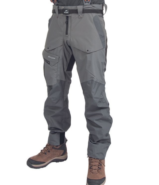 Žvejybos drabužių komplektas Kostiumas Lašišų Žvejybai Lengvas GRAFF Membrana 20000/20000 Waterproof - Image 2