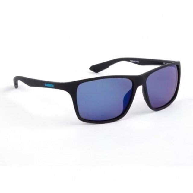 Akiniai Poliarizuoti UV-400 Shimano Technium Matte Black & Blue Mirror