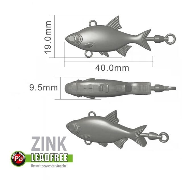 Blizgė Spinner JIG UV 16g  be švino - Image 2