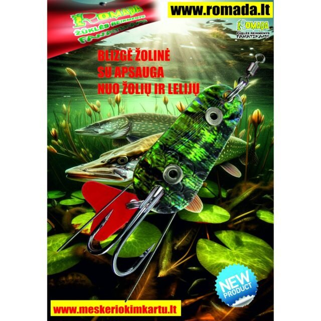 Blizgė Žolinė 3D UV-aktyvi su apsauga nuo Žolių ir Lelijų Premium Klasės Sidabrinė Varinė Ešerio imitacija Kuojos-Aukšlės imitacija Tiger Fluo Germany - Image 2