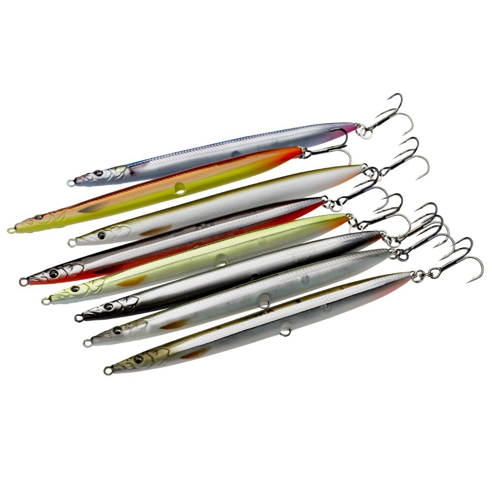 Blizgė Tobis Lašišai UV Savage Gear 3D Sandeel Pencil 125mm 19g Blizgės tinka Vejažuvėms Lašišoms Šlakiams ir Salačiams