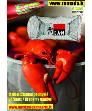 DAM Bučius gaudyklė sietelis Vėžiams Krabams gaudyti Aukšta Vokiška Kokybė!