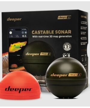Super Naujiena CHIRP+3 DEEPER Echolotas Smart Sonar  Wifi+GPS Chirp+3