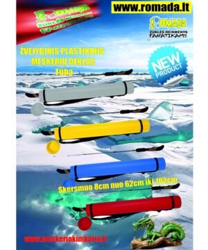 Dėklas Meškerėms Teleskopinis Plastikinis Kietas kuris apsaugos jūsų meškerėles nuo galimos žalos Tūba