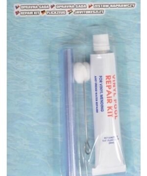 Didelio stiprumo PVC klijai skirti pripučiamų valčių Baseinų PRIPUČIAMIEMS ŽAISLAMS  pradūrimams taisyti. Pagaminta iš saugių medžiagų. Greitas džiūvimas ir puikus remontas!
