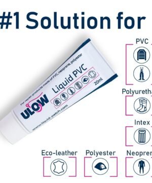Didelio stiprumo PVC klijai skirti pripučiamų valčių Bridkelnių Botų Neopreno Remontui Bespalvis