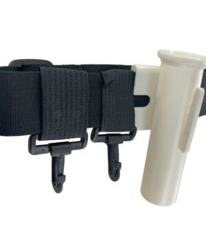 Alternative view of Diržas su integruotu meškerykočio laikikliu Germany Žvejoti įsibridus Nepakeičiamas Lašišų Vėjažuvių Žvejybai