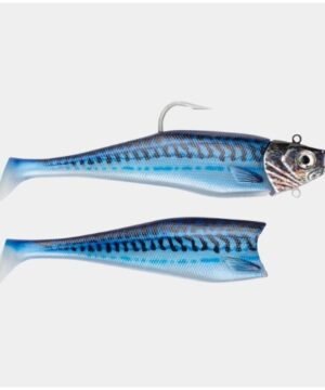 Guminukas jūrinis Giant 30cm su galva 510g UV Didelių Menkių Halibutų Otų Žvejybai Norvegijoje