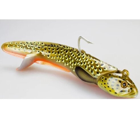 Guminukas jūrinis Kinetic Scary Jerry 265g 25cm Wolffish Halibutų Didelių Menkių Žvejybai Norvegijoje - Image 2