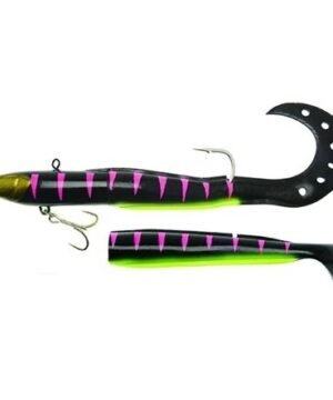 Guminukas jūrinis MM Slim Jim 340g 25cm Halibutų Didelių Menkių Žvejybai Norvegijoje