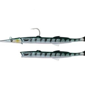 Guminukas jūrinis Adatžuvies Imitacija SG 3D Needlefish Pulsetail 2+1 23cm 55g