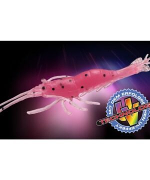 Mini tikra krevečių imitacija Krevetė UV-aktyvus 5cm Germany Upėtakių Ešerių Žvejybai