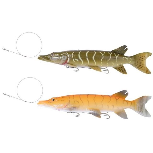 Guminukas Kvapnus Lydeka Savage Gear 3D Line Thru Pike - Image 3