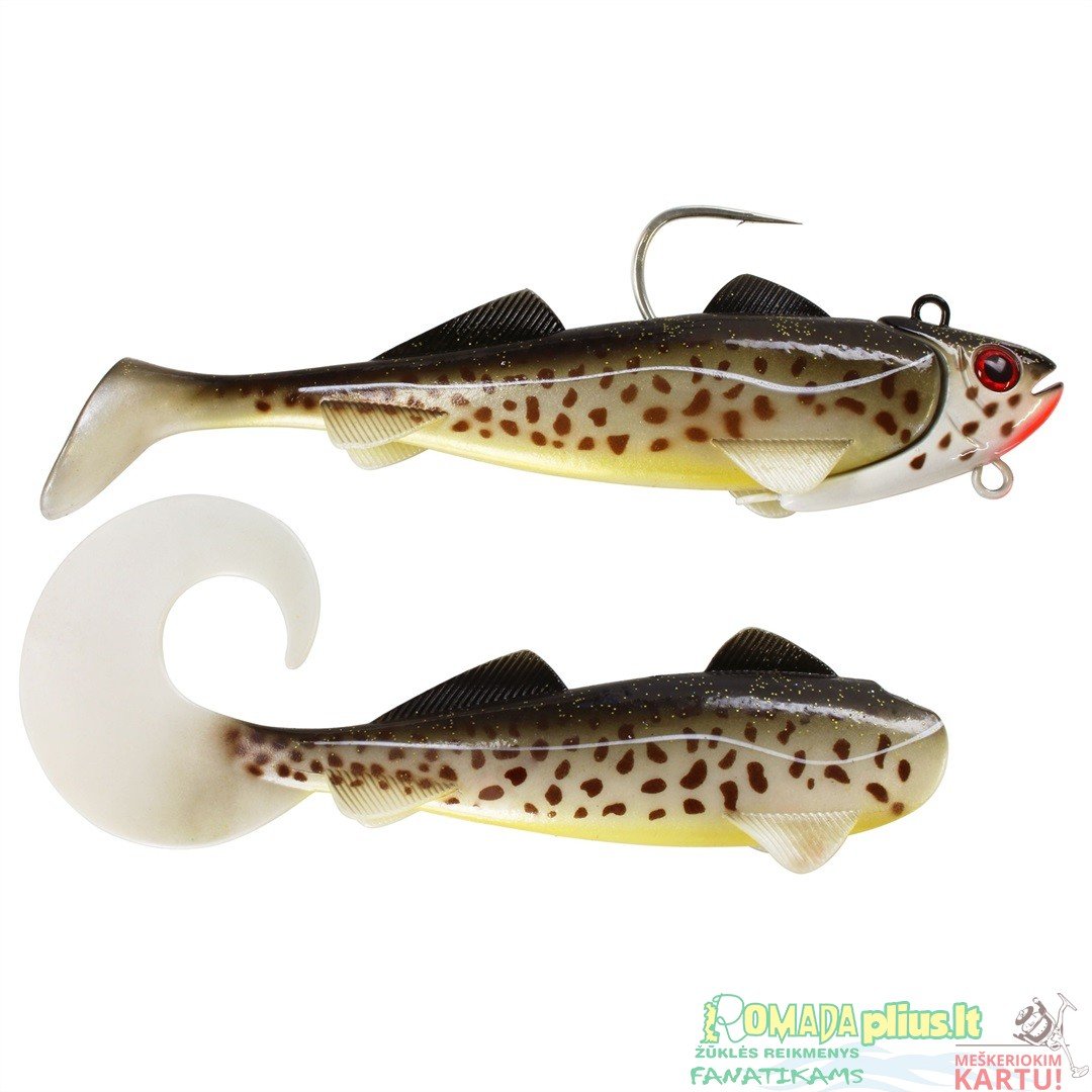 Jūrinės gumos Menkės mailius galva 200g