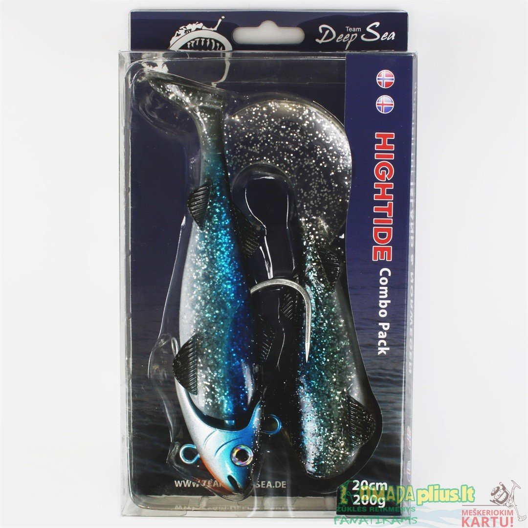 Jūrinės gumos Silkė blue su galva 200g - Image 2