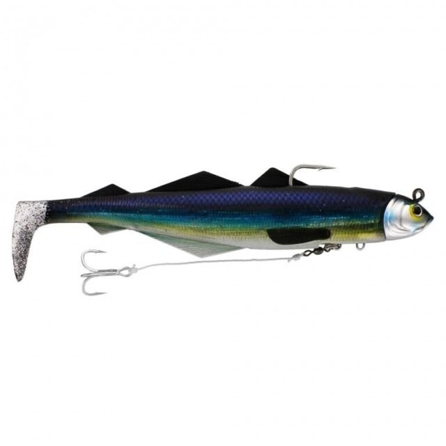 Jūrinis guminukas Big Bob 30cm 480g + sistema Halibutų Didelių Menkių Žvejybai Norvegijoje - Image 5