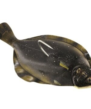 Jūrinis guminukas Plekšnė Kinetic 400g Halibutų Didelių Menkių Žvejybai Norvegijoje