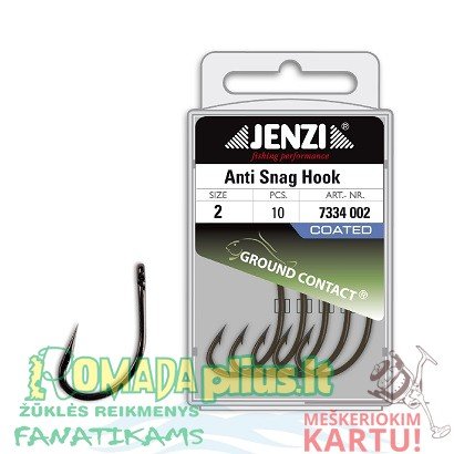 Kabliukai karpiniai neblizga Titanium CARP Anti Snag Boilies High-Carbon Mega-Sharp! made in JAPAN JENZI