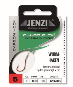 Alternative view of Kabliukai Red su pavadėliu FluoroCarbon nr.5