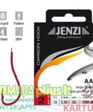 Kabliukai su pavadėliais Fluor Carbon Ungurys