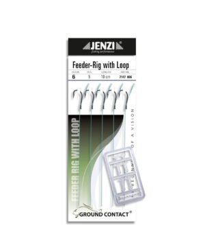 Kabliukai su pavadėliu Carp Method Feeder nr.8 5vnt