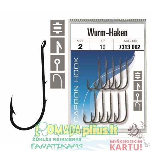 Kabliukai Wurmhaken Titan