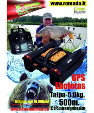 -50% Super kaina 999eur Naujas Modelis Karpinis Šėrimo laivelis Katamaran su Echolotu ir GPS Didelės talpos iki 5kg Jauko Tinka ir Feeder žvejybai