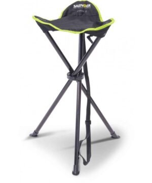 -25% Super Kaina 29eur Kėdė sulankstoma trikoja aukšta Black puikiai Tink Medžioklei