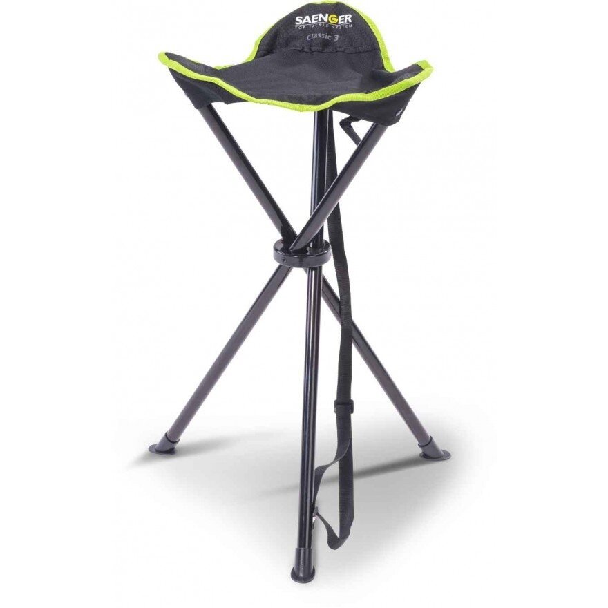 -25% Super Kaina 29eur Kėdė sulankstoma trikoja aukšta Black puikiai Tink Medžioklei