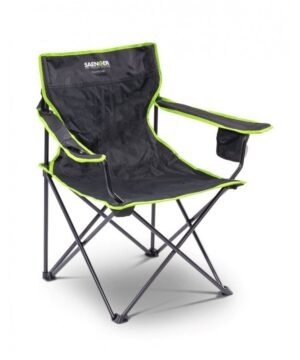 -21% Super Kaina 69eur Kėdė Tvirta Travel Chair De Luxe Black iki 115kg Germany