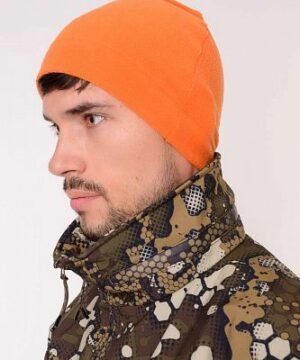 -50% Super kaina 16eur Kepurė žieminė fleece Žvejybinė Medžioklinė Orange Oranžinė spalva