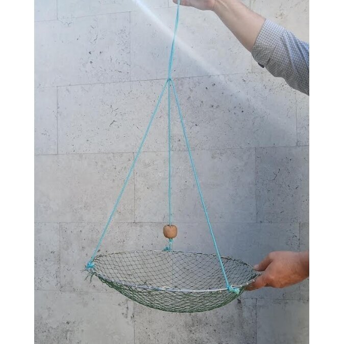 Kėselis vertikalus vėžiams gaudyklė su plūde Vėžių gaudyklė 50x35cm