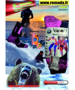 Kojinės Ice-skate, Hockey, Ice Fishing, Hunting iš Thermolite®medžiagos Dydis 42-45 iki -28C Greitai pašalina drėgmę Made in Spain Firmos MUND