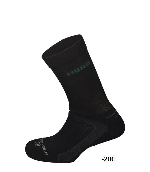 Kojinės Šiltos Žieminės Winter FOREST ECO Merino Wool-Silk Komfortas nuo +5 iki -20C Made in Spain Firmos MUND 60% Merino Vilna 20% Šilkas