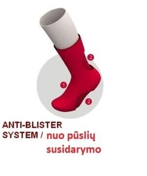 Alternative view of Kojinės Šiltos Žieminės Aukštos Aconcagua Merino Outlast® Komfortas nuo +5 iki -15C Made in Spain Firmos MUND Dydis 46-49