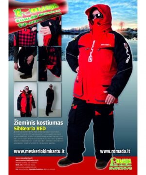 -42% Super Kaina 285eur  SibBearia RED -45C žieminis Nepralyjantis Šiltas  Neprapučiamas - 100% atsparus vandeniui ir vėjui