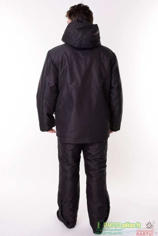 Kostiumas žieminis -45C Neskęstantis Juodas Šiltas Lengvas dviejų dalių FLOAT GUARD Suit WARM GUARD Norvegijai ir ant Ledo Nepakeičiamas - Image 2