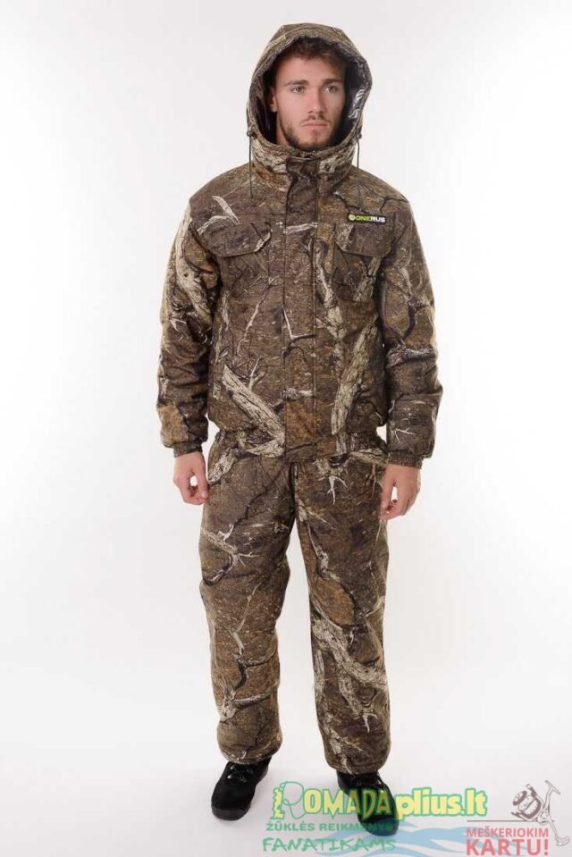 Kostiumas žieminis -45C Real Tree Camo 2-dalių 3D Camo Nepralyjantis 5000 Kvepuojantis 5000 Nešlama