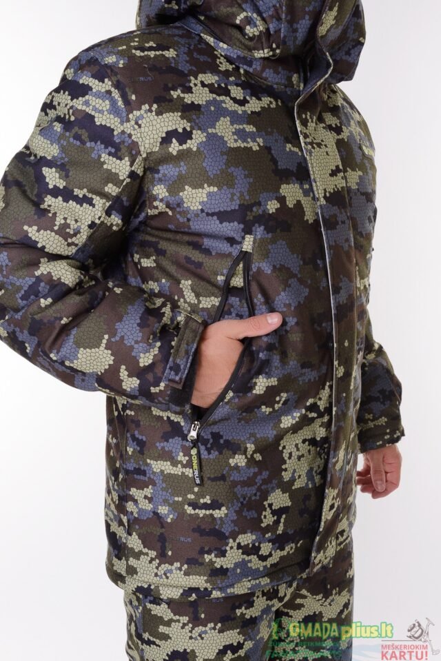 Populiariausias Kostiumas žieminis -45C Strategy 3D Camo Nepralyjantis Kvepuojantis Nešlama Tinka Medžioklei ir Žvejybai ICE Fishing Hunting - Image 5