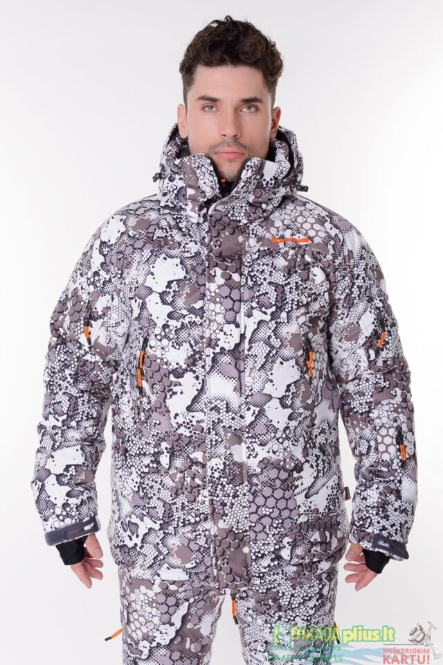Kostiumas žieminis White Lizard Pro -45C Nepralyjantis Kvepuojantis Minkštas kaip aksomas 10.000/10.000 Nešlama Medžioklėje ir Žvejyboje ICE Fishing Hunting - Image 13
