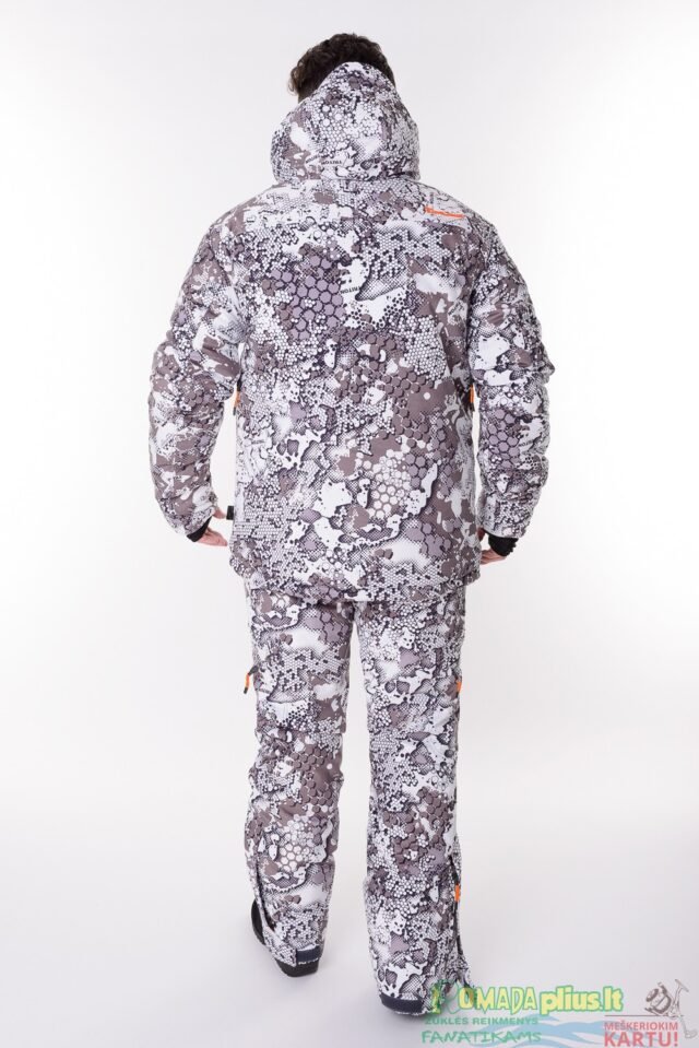 Kostiumas žieminis White Lizard Pro -45C Nepralyjantis Kvepuojantis Minkštas kaip aksomas 10.000/10.000 Nešlama Medžioklėje ir Žvejyboje ICE Fishing Hunting - Image 2