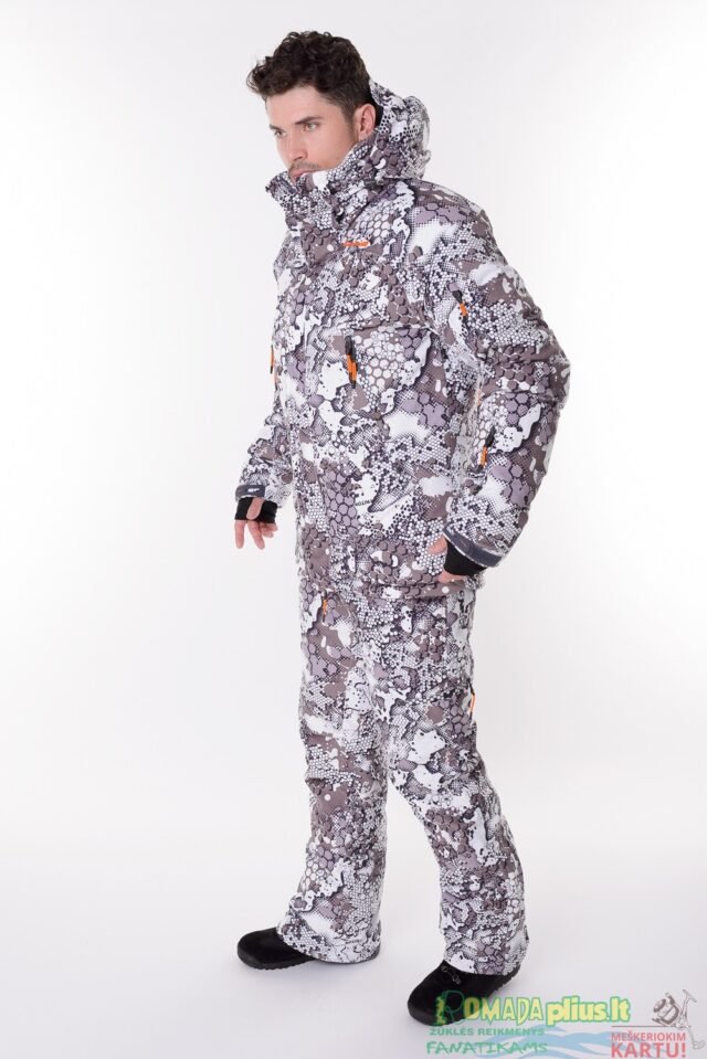 Kostiumas žieminis White Lizard Pro -45C Nepralyjantis Kvepuojantis Minkštas kaip aksomas 10.000/10.000 Nešlama Medžioklėje ir Žvejyboje ICE Fishing Hunting - Image 14