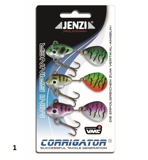 Legendinis Blizgių komplektas Mini Spinner su lapeliu 12g