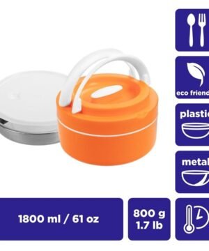 Super Kaina 25eur Maisto Termosas 1.8L Orange Termo Konteineris