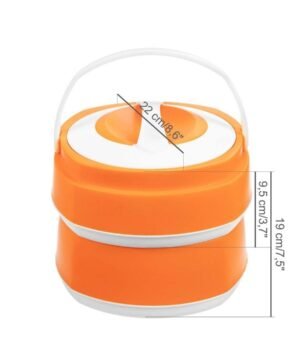 Alternative view of -30% Super Kaina 39eur Maisto Termosas 2-aukštai 2vnt x po 1.8L Orange Termo Konteineris